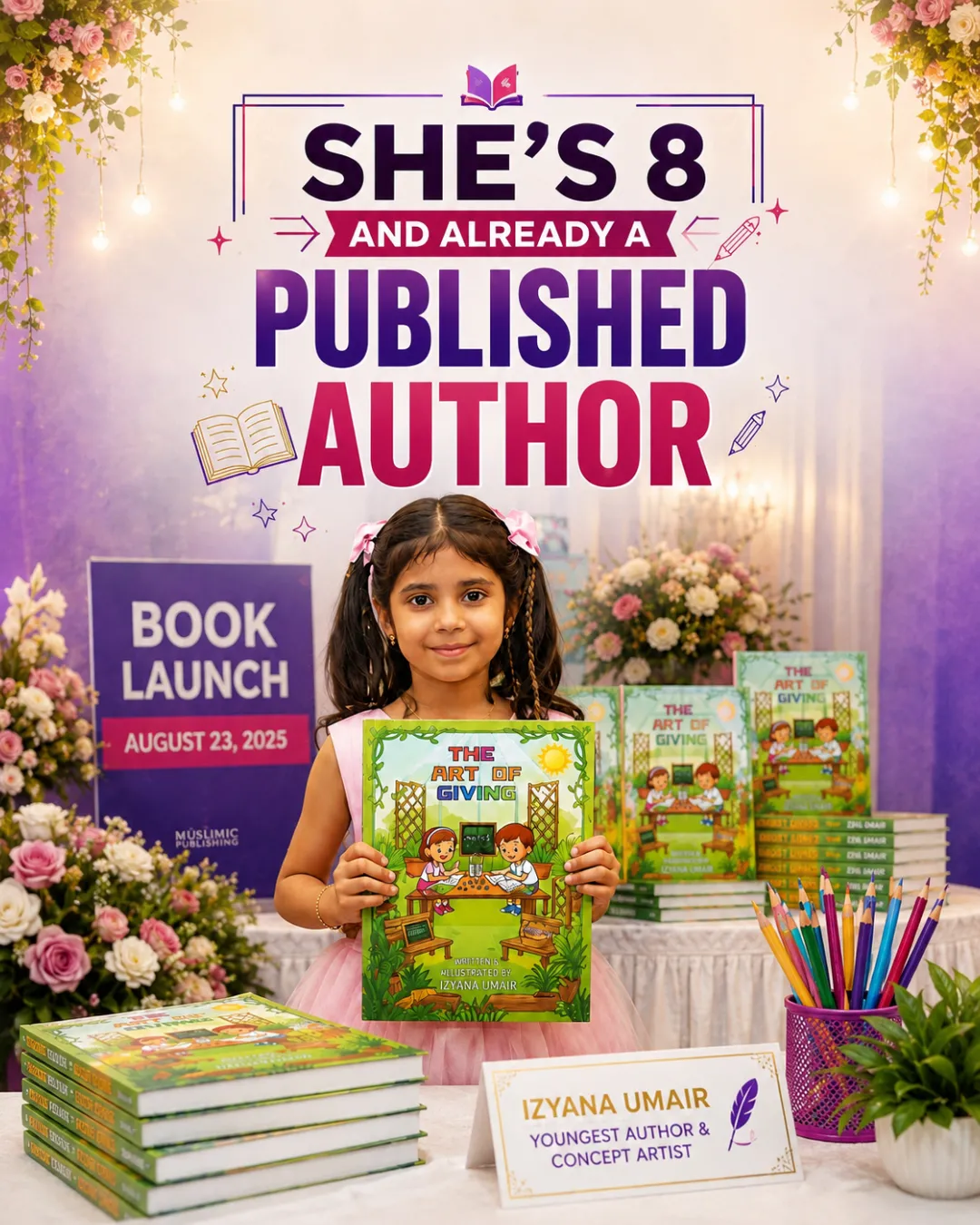 She’s 8 and Already a Published Author